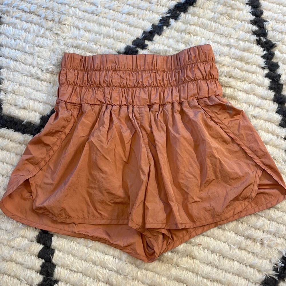 Free People The Way Home Shorts in Brushed Apricot